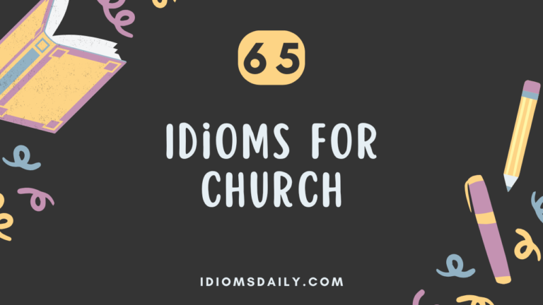 65 Idioms for Church
