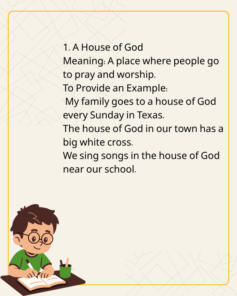 1. A House of God