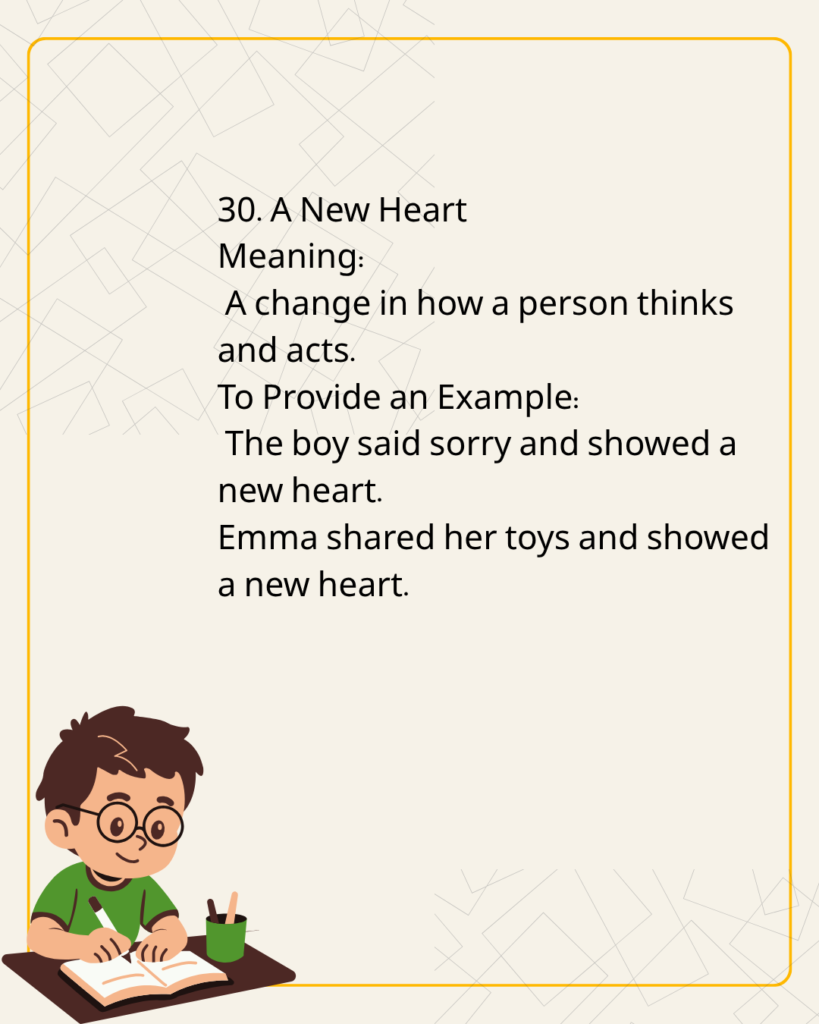  A New Heart
Meaning