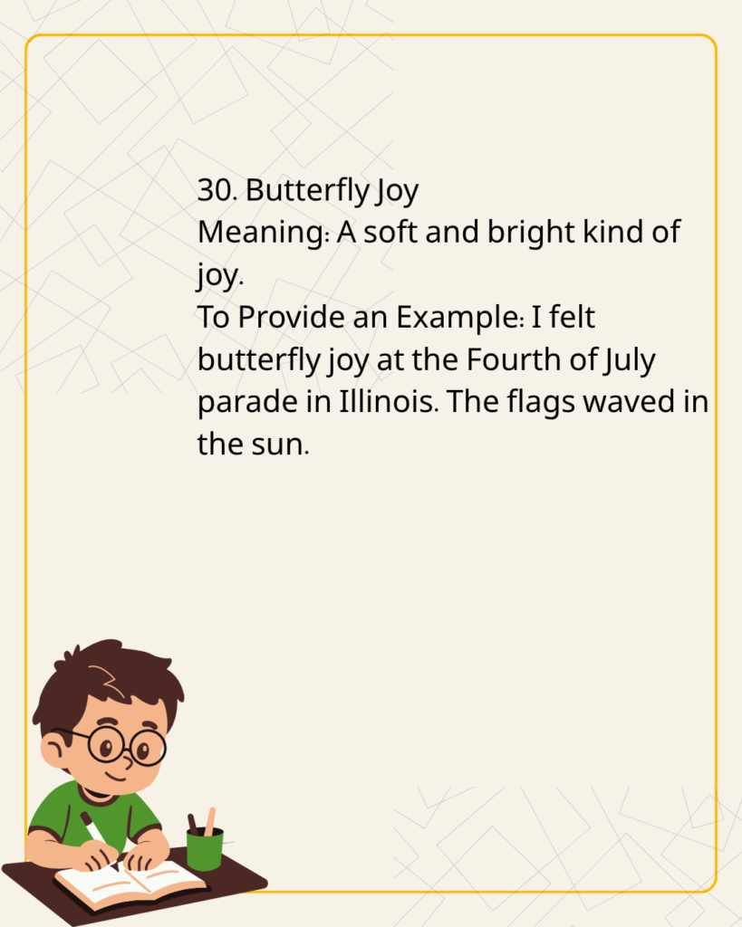 Butterfly Joy
Meaning