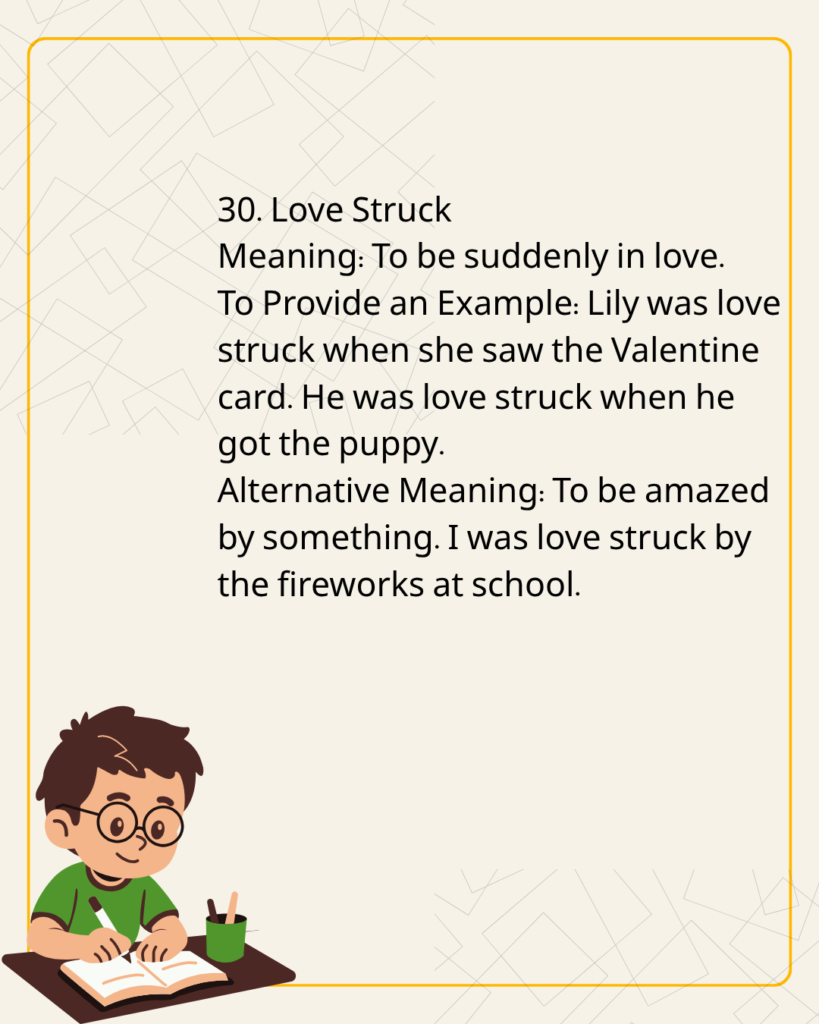 Love Struck
Meaning