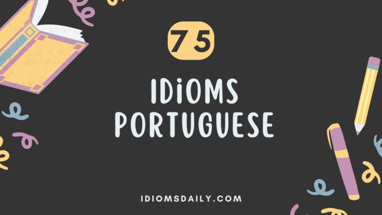 75 Idioms Portuguese