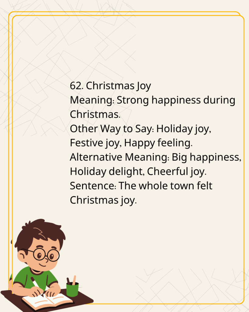 Christmas Joy
Meaning