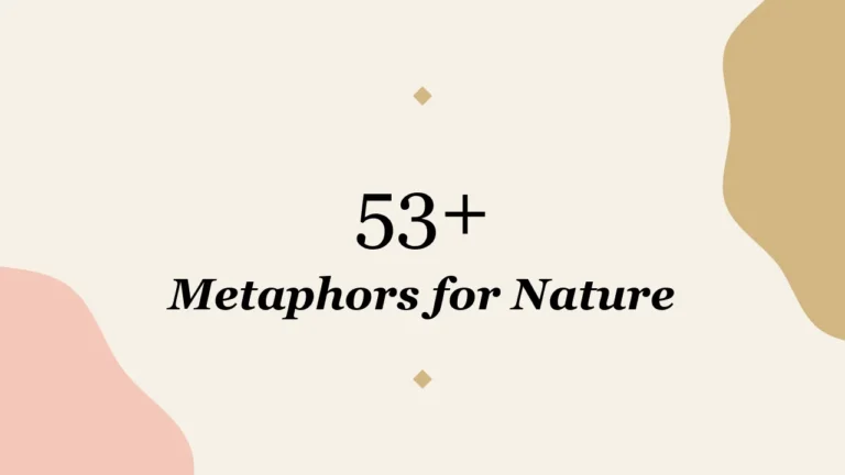 53+ Metaphors for Nature