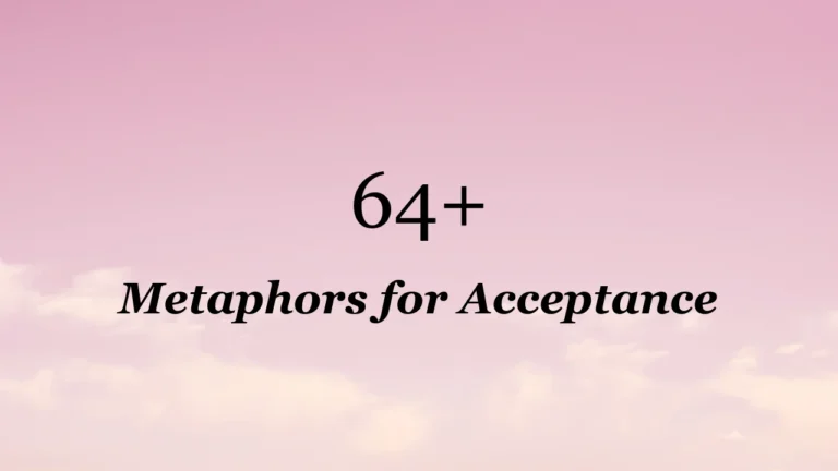64+ Metaphors for Acceptance