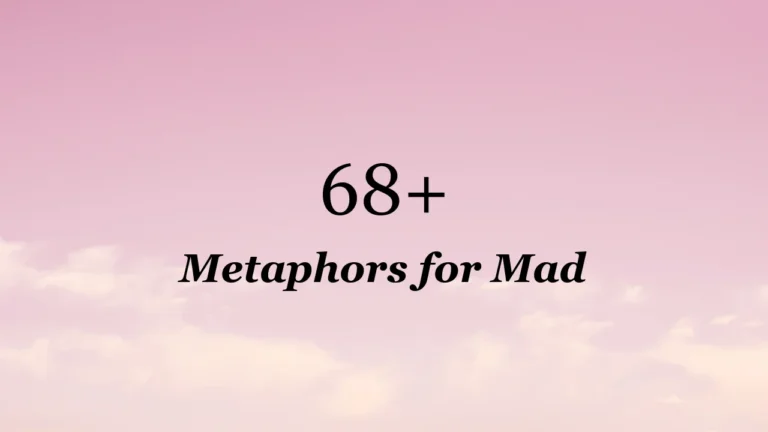 68+ Metaphors for Mad