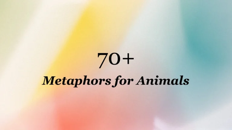 70+ Metaphors for Animals